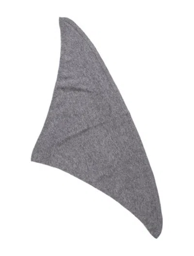 Pre-owned Almina Concept Merino Wool Bandana In Grey