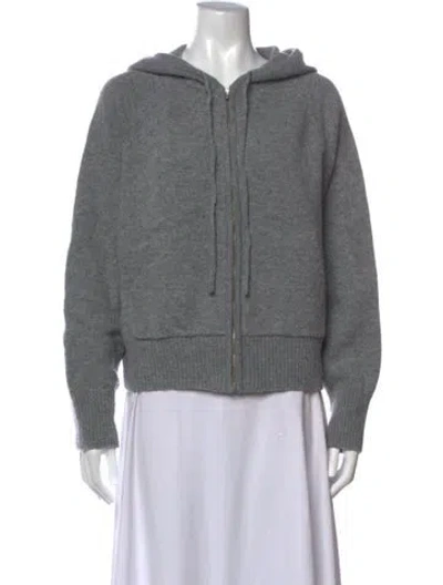 Pre-owned Almina Concept Merino Wool Crew Neck Sweater In Grey