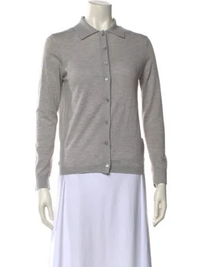 Pre-owned Almina Concept Merino Wool Sweater In Gray