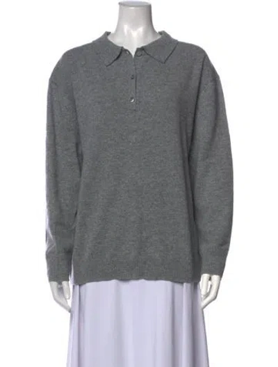 Pre-owned Almina Concept Merino Wool Sweater In Grey