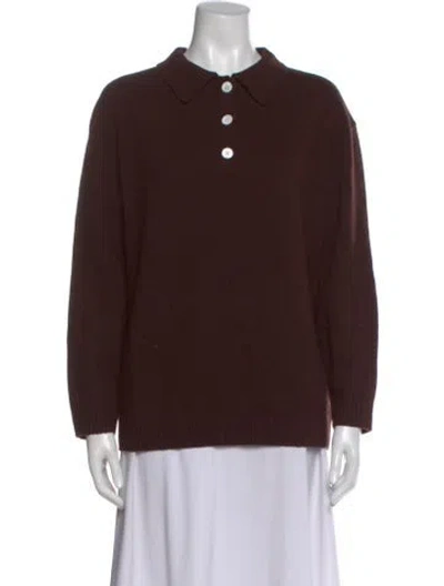Pre-owned Almina Concept Merino Wool Sweater W/ Tags In Brown