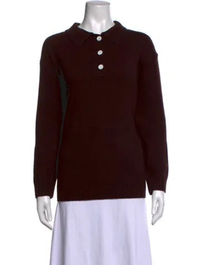Pre-owned Almina Concept Merino Wool Sweater W/ Tags In Brown