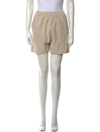 Pre-owned Almina Concept Mini Shorts In Neutral