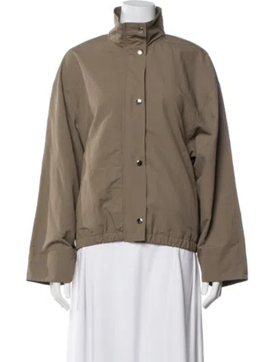 Pre-owned Almina Concept Nylon Jacket W/ Tags In Brown