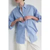 Almina Concept Oversized Shirt In Blue