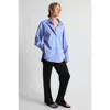 Almina Concept Oversized Shirt In Periwinkle Blue