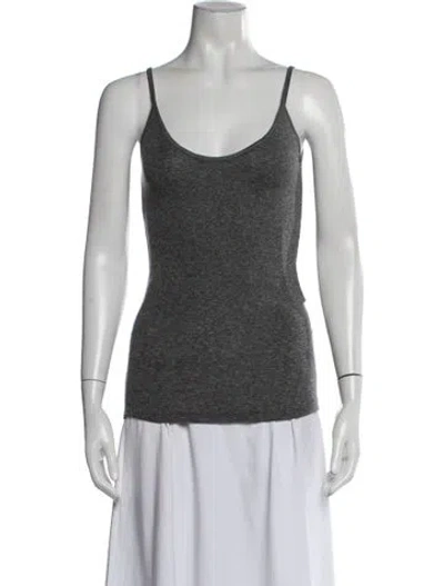 Pre-owned Almina Concept Scoop Neck Sleeveless Top In Grey
