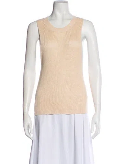 Pre-owned Almina Concept Scoop Neck Sweater In Neutral