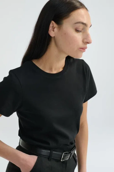 Almina Concept Short Sleeve Tee In Black