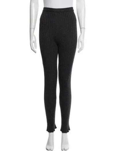 Pre-owned Almina Concept Skinny Leg Pants In Black