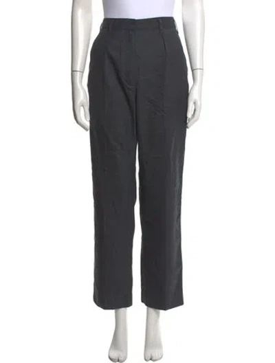 Pre-owned Almina Concept Straight Leg Pants In Grey