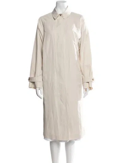 Pre-owned Almina Concept Trench Coat In Neutrals