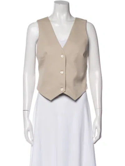 Pre-owned Almina Concept Vest In Neutral
