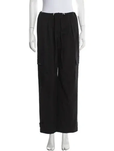 Pre-owned Almina Concept Wide Leg Pants In Black