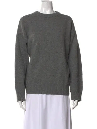 Pre-owned Almina Concept Wool Crew Neck Sweater In Grey