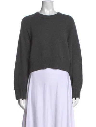 Pre-owned Almina Concept Wool Crew Neck Sweater In Grey