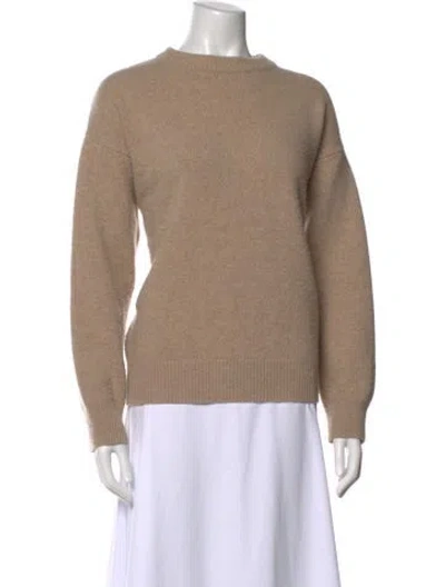 Pre-owned Almina Concept Wool Crew Neck Sweater In Neutral