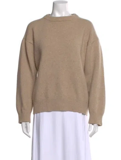 Pre-owned Almina Concept Wool Crew Neck Sweater In Neutral