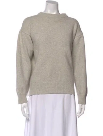 Pre-owned Almina Concept Wool Crew Neck Sweater In Neutral