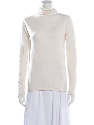 Pre-owned Almina Concept Wool Turtleneck Sweater In Pink