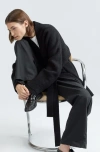 Almina Concept Wrap Cardigan In Black