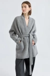 Almina Concept Wrap Cardigan In Green