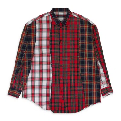 Almost Black Blue Check Button-down Shirt