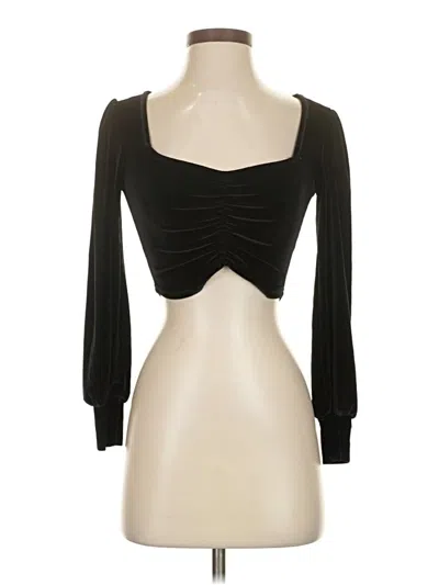 Pre-owned Almost Famous 3/4 Sleeve T-shirt In Black