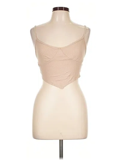 Pre-owned Almost Famous Bodysuit In Tan