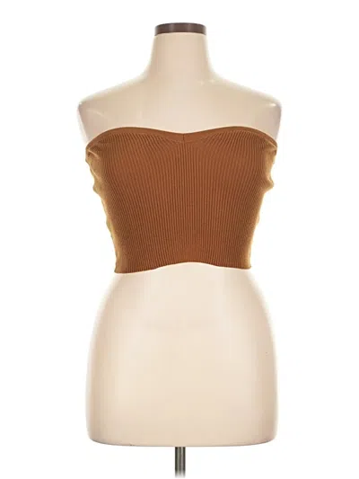 Pre-owned Almost Famous Cardigan Sweater In Brown