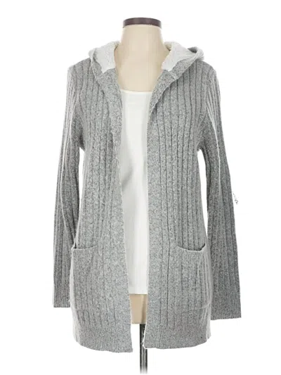 Pre-owned Almost Famous Cardigan Sweater In Gray