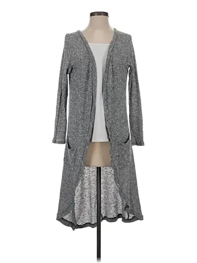 Pre-owned Almost Famous Cardigan Sweater In Gray