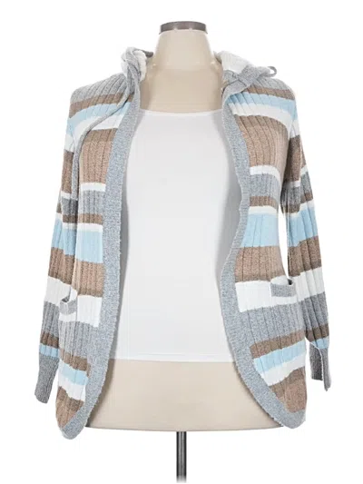 Pre-owned Almost Famous Cardigan Sweater In Gray