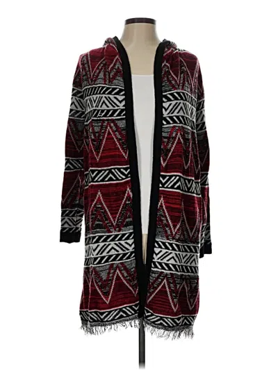 Pre-owned Almost Famous Cardigan Sweater In Red