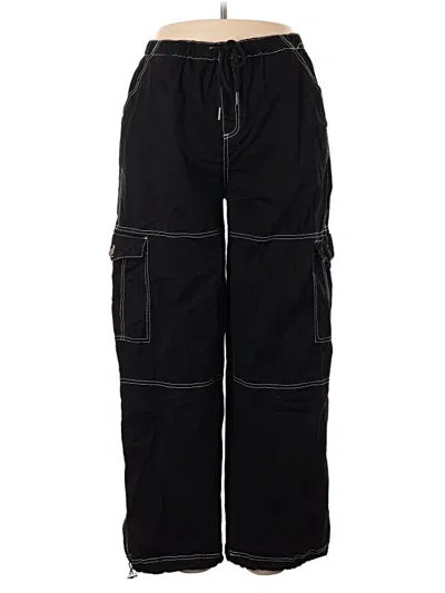 Pre-owned Almost Famous Cargo Pants In Black