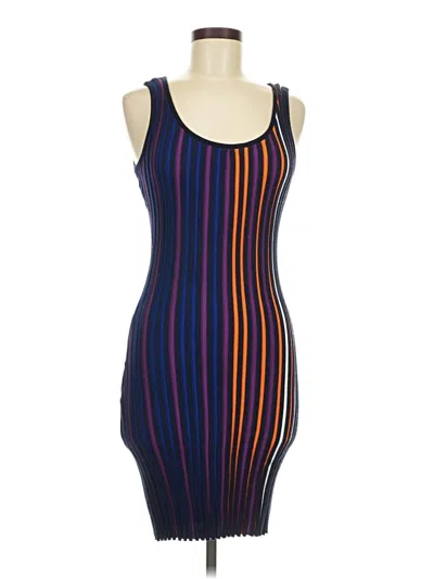 Pre-owned Almost Famous Casual Dress In Blue
