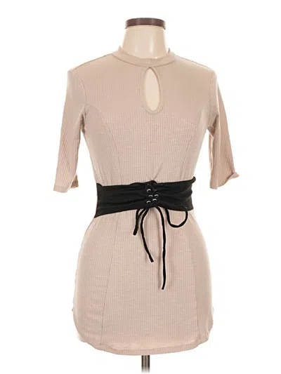 Pre-owned Almost Famous Casual Dress In Brown