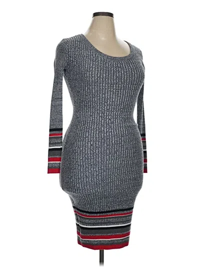 Pre-owned Almost Famous Casual Dress In Gray