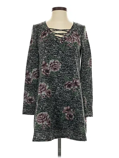 Pre-owned Almost Famous Casual Dress In Gray