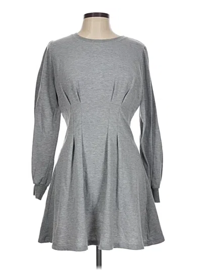 Pre-owned Almost Famous Casual Dress In Gray