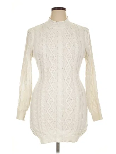 Pre-owned Almost Famous Casual Dress In Ivory