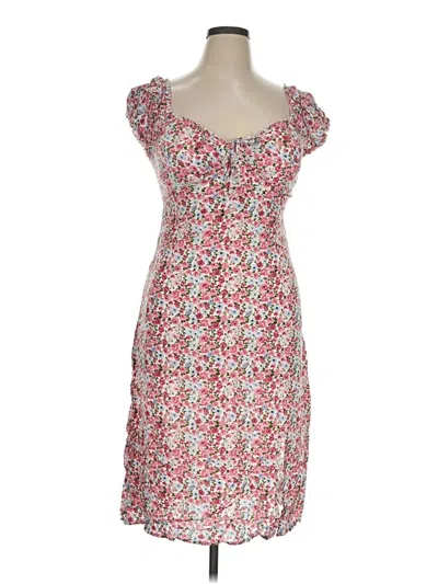 Pre-owned Almost Famous Casual Dress In Pink