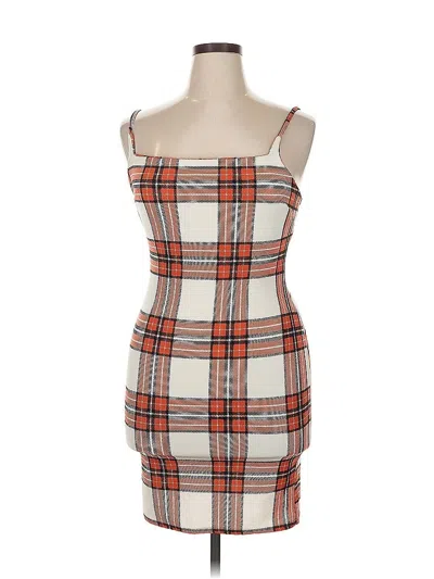 Pre-owned Almost Famous Casual Dress In Tan