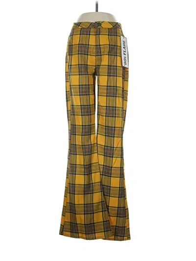 Almost Famous Casual Pants In Yellow