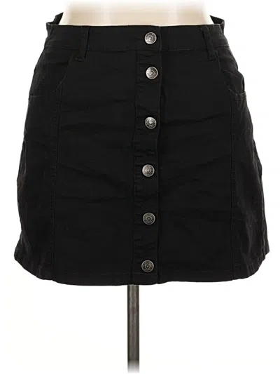 Pre-owned Almost Famous Casual Skirt In Black