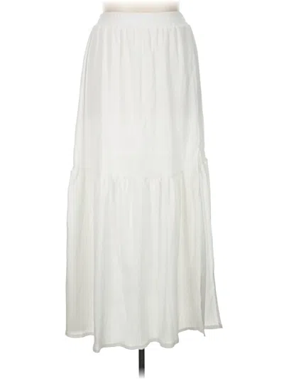 Pre-owned Almost Famous Casual Skirt In White