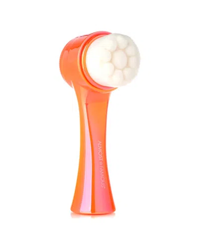 Almost Famous Cleanse It 2-in-1 Exfoliator Brush In Orange