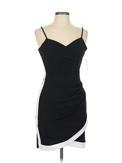 Pre-owned Almost Famous Cocktail Dress In Black