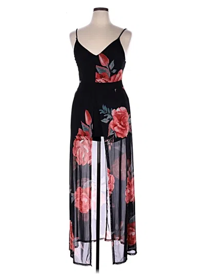 Pre-owned Almost Famous Cocktail Dress In Black