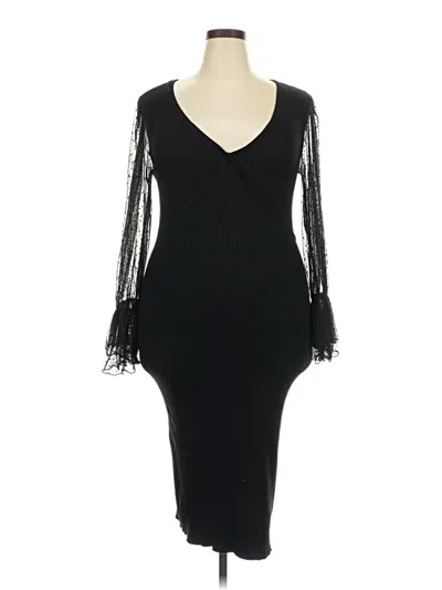 Pre-owned Almost Famous Cocktail Dress In Black